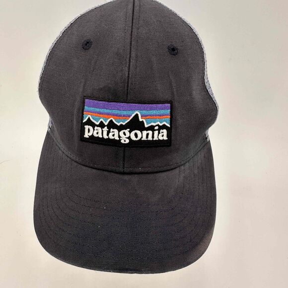 Patagonia Blue Adjustable Strap Embroidered Logo Baseball Cap Unisex Size OS - Picture 2 of 7